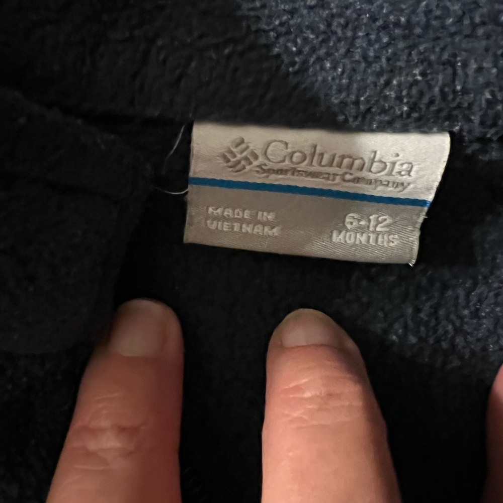Infant Columbia Zip Front Jacket - Picture 3 of 3
